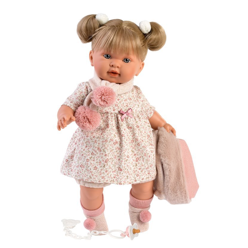 Llorens Pippa Crying Baby Girl Doll 42cm 