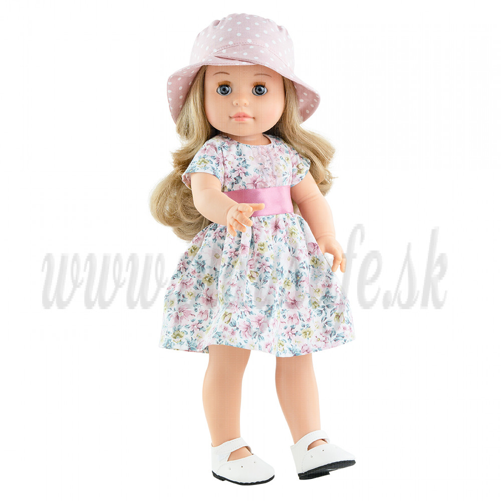 Paola Reina Soy tu bábika Emma Kechu 2023, 42cm v klobúčiku