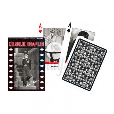 Piatnik Karty Charlie Chaplin, 54 kariet poker
