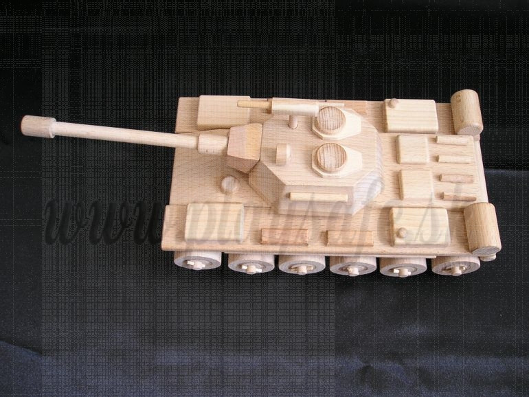 Ceeda Cavity Drevený tank ruský T-72