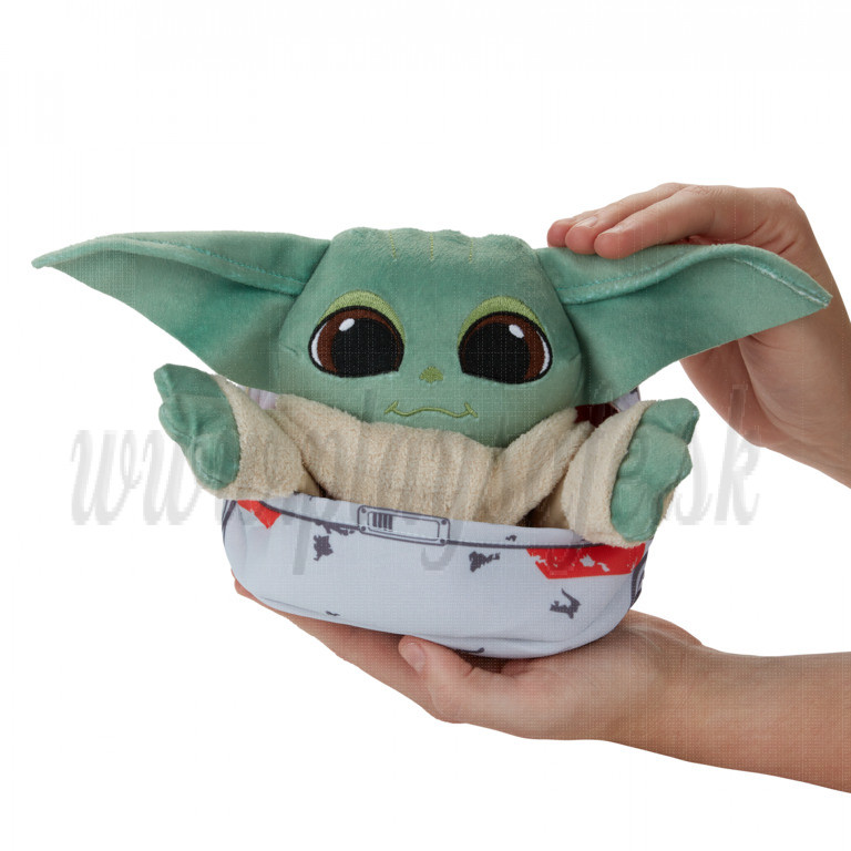 Hasbro Star Wars Plyšový Baby Yoda s košíkom, 20cm
