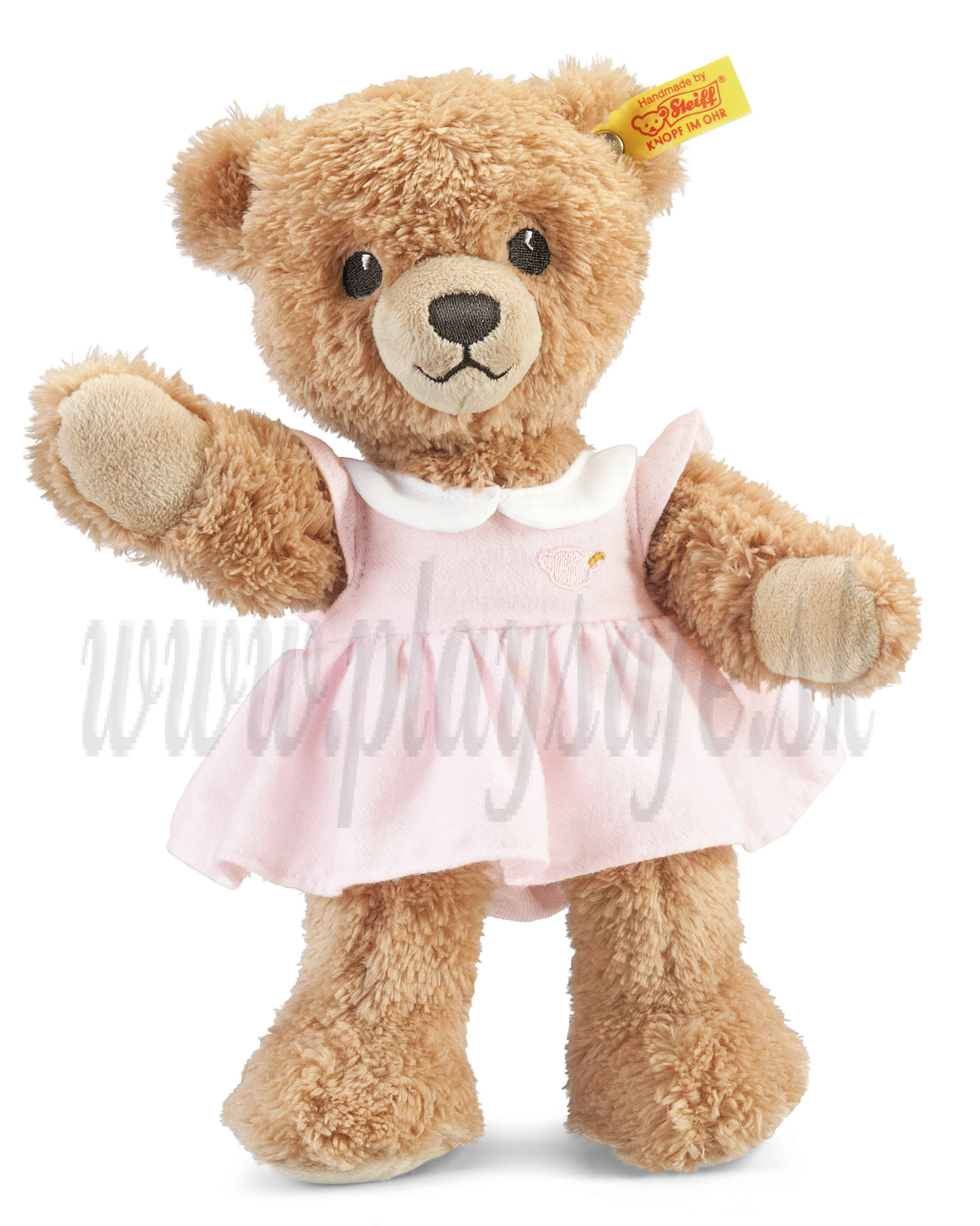 Steiff Plyšový medvedík na dobrú noc, 25cm ružové pyžamko