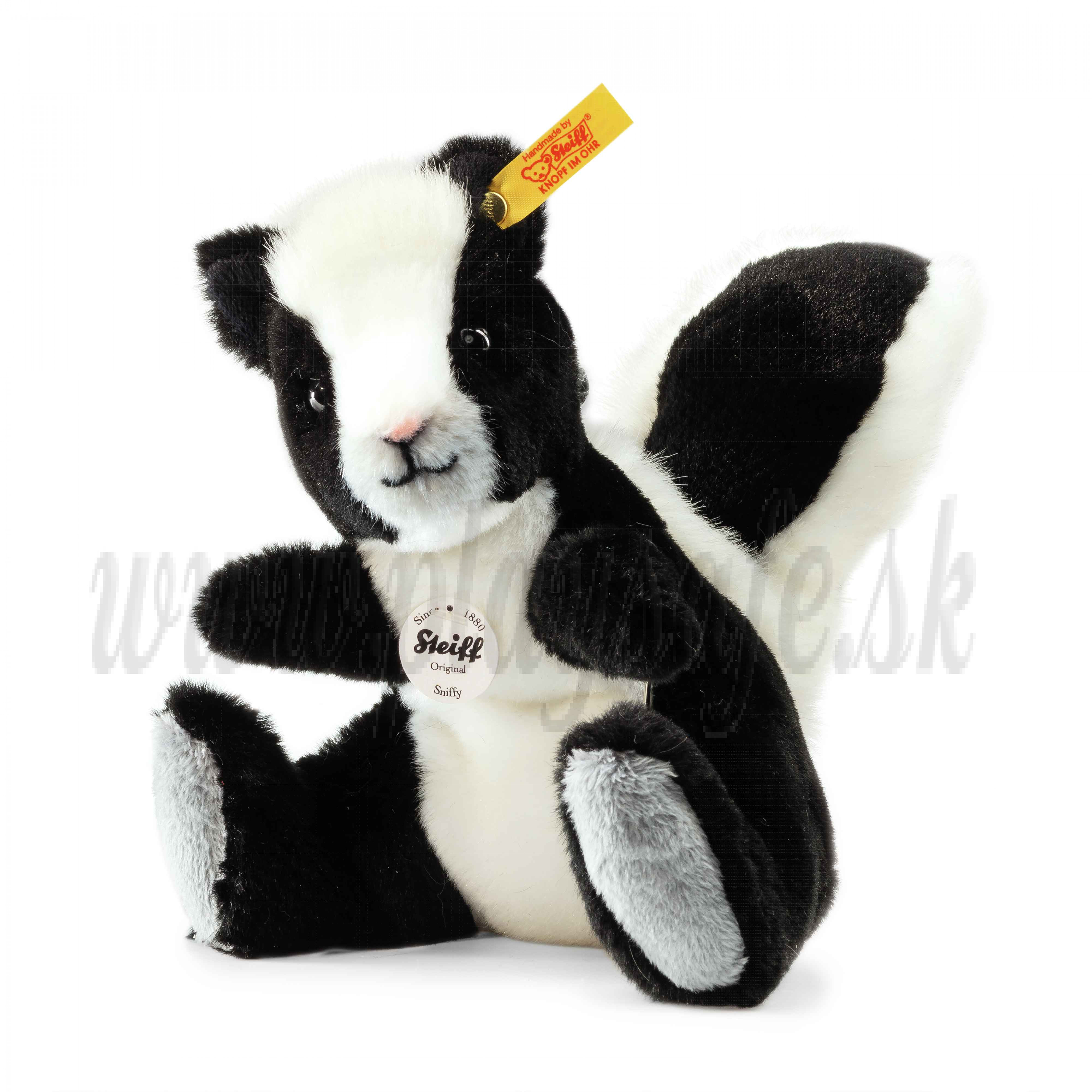 Steiff Plyšový skunk Sniffy, 15cm