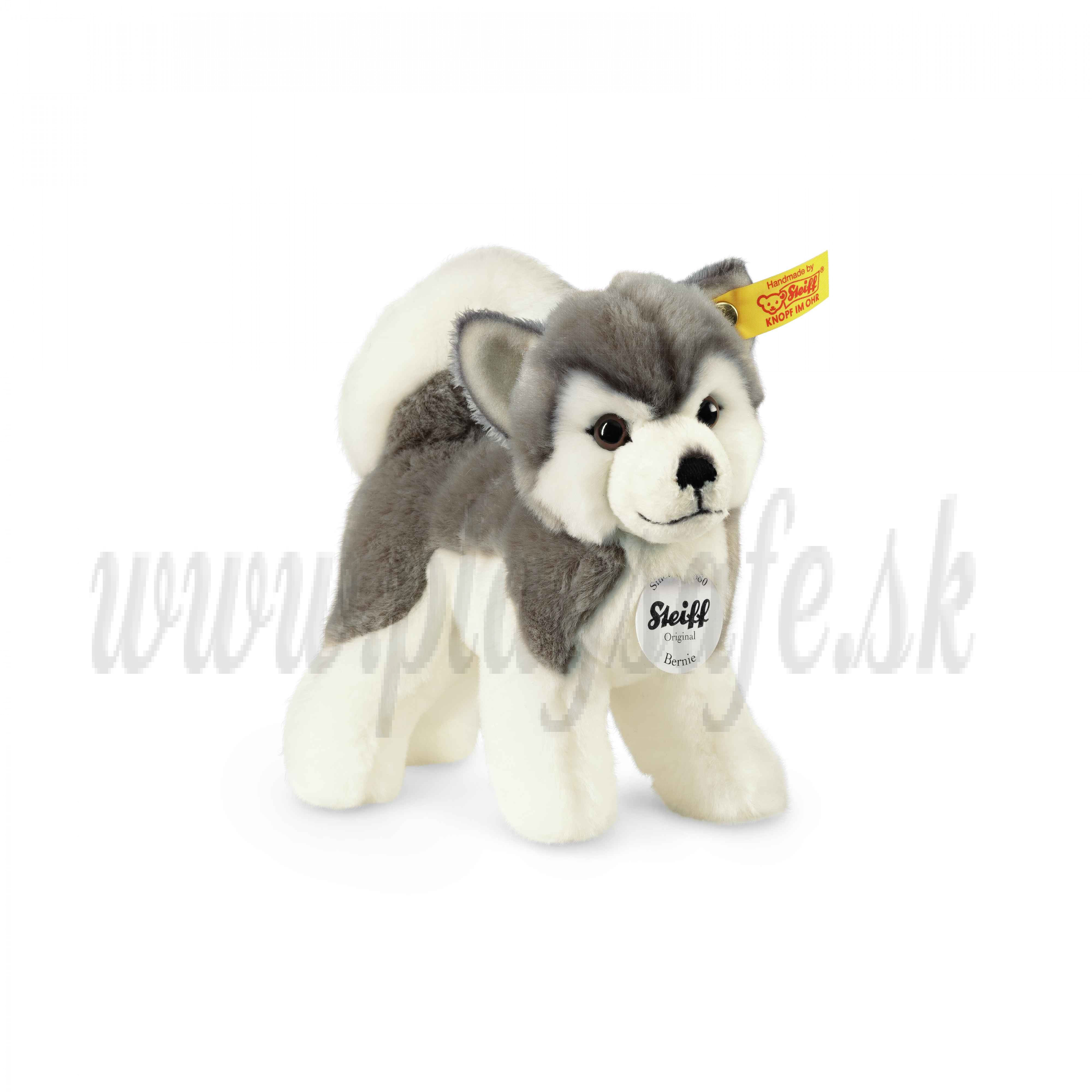 Steiff Plyšový psík husky Bernie, 17cm