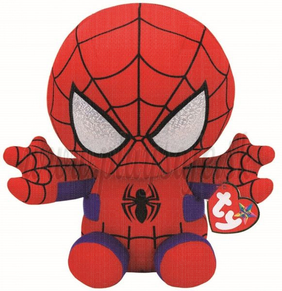 TY UK Plyšová hračka Marvel Spiderman, 24cm