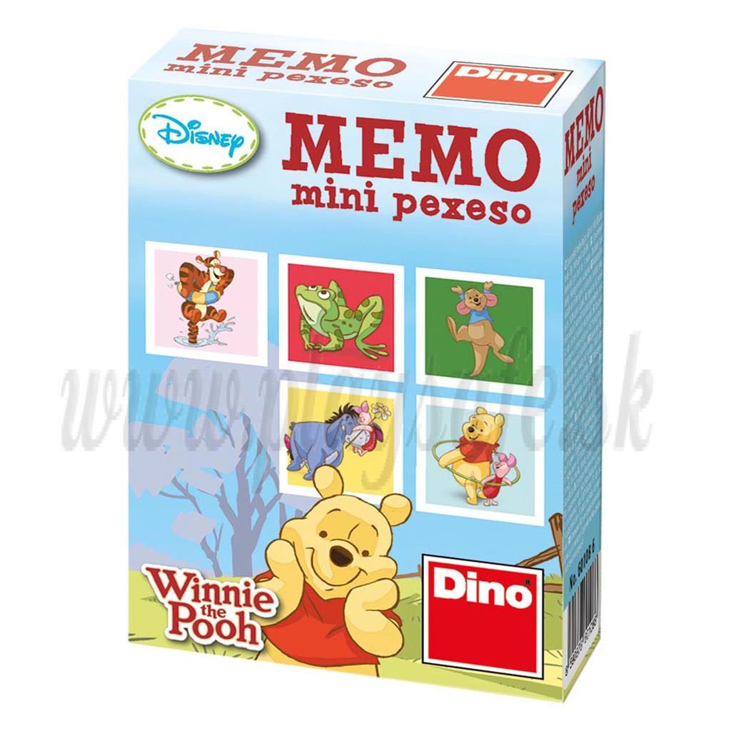 Dino Pexeso Mini Disney Medvedík Pooh, 24ks