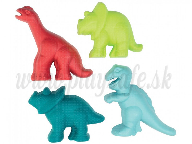 ECOIFFIER Formičky do piesku Dinosaury, 4ks