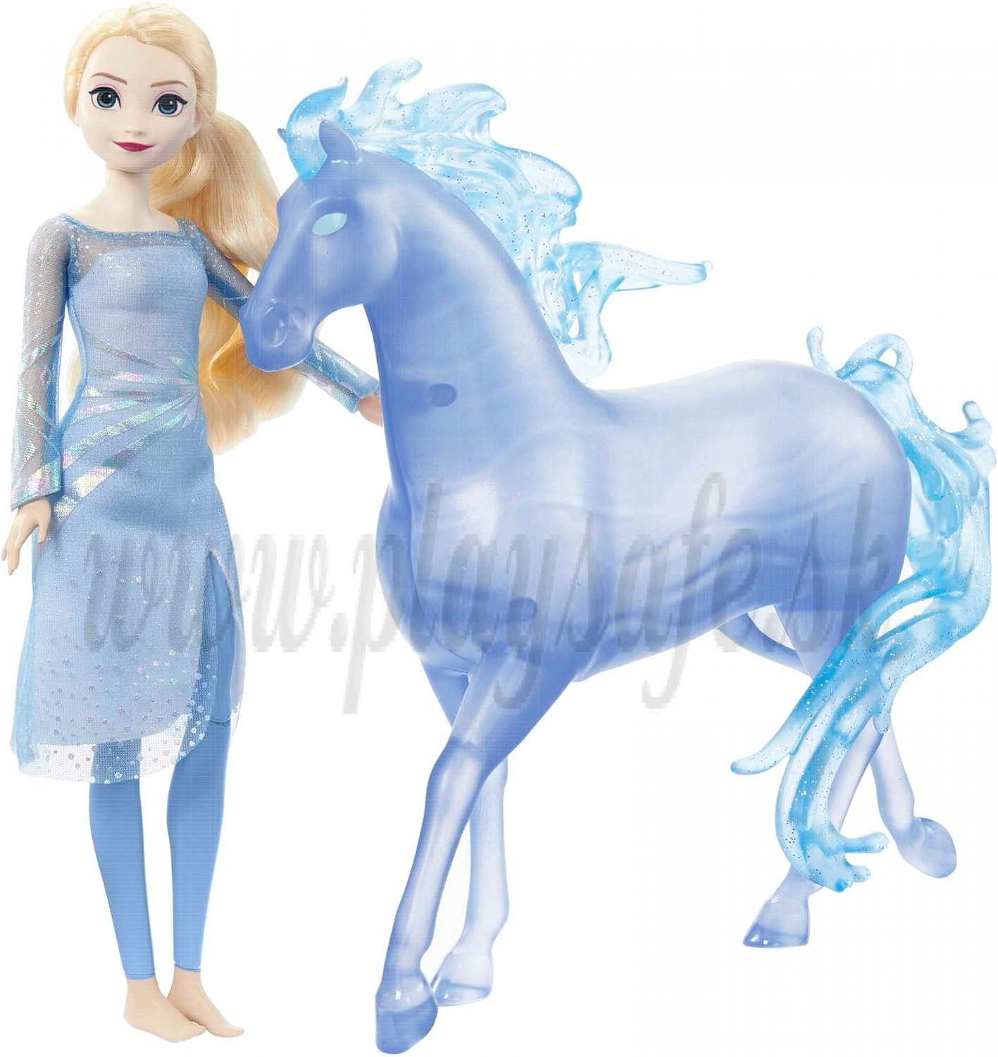 Mattel Disney Frozen II Bábika Elsa a koník Nokk, 29cm