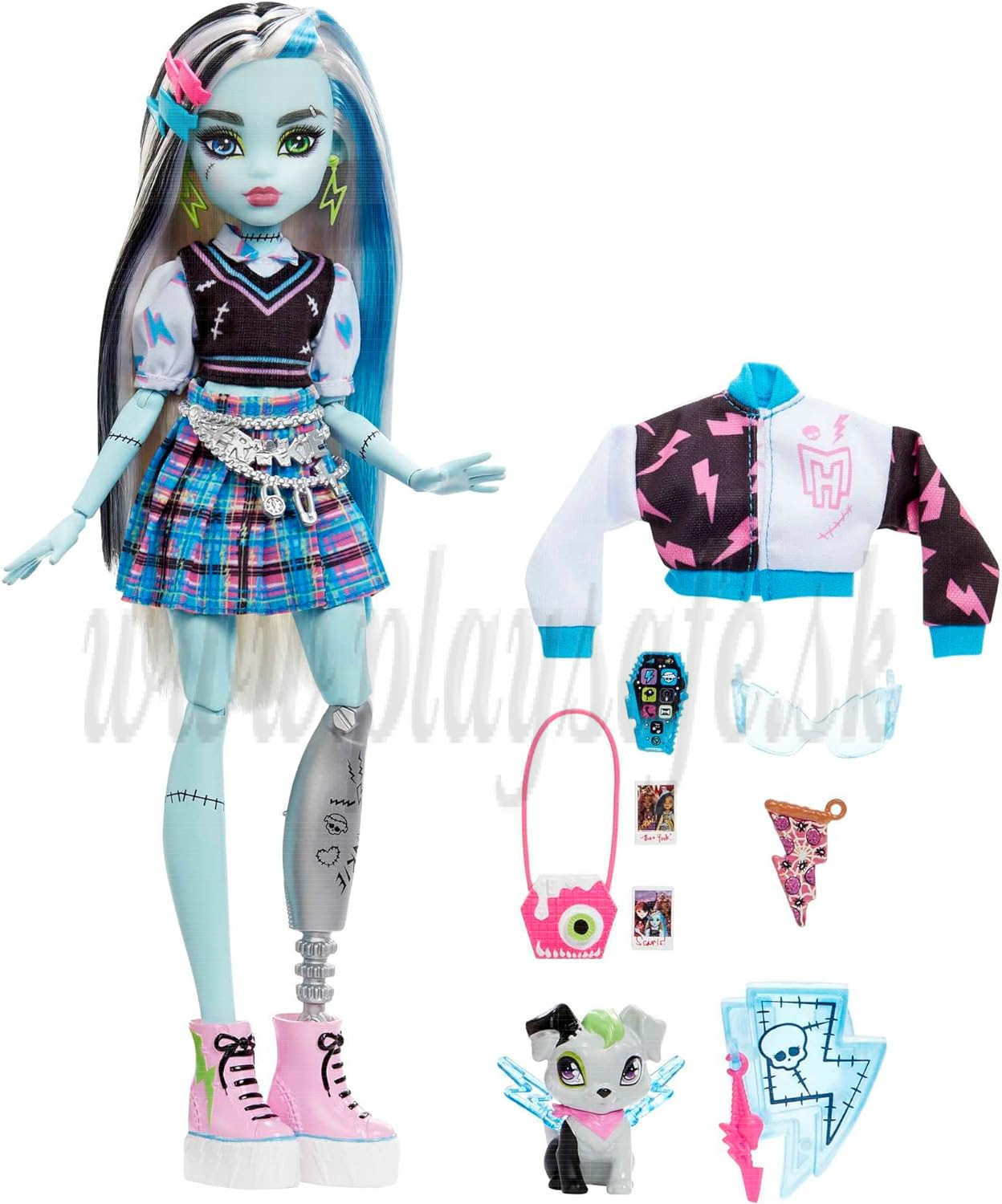 Mattel Monster High bábika Frankie Stein, 25cm