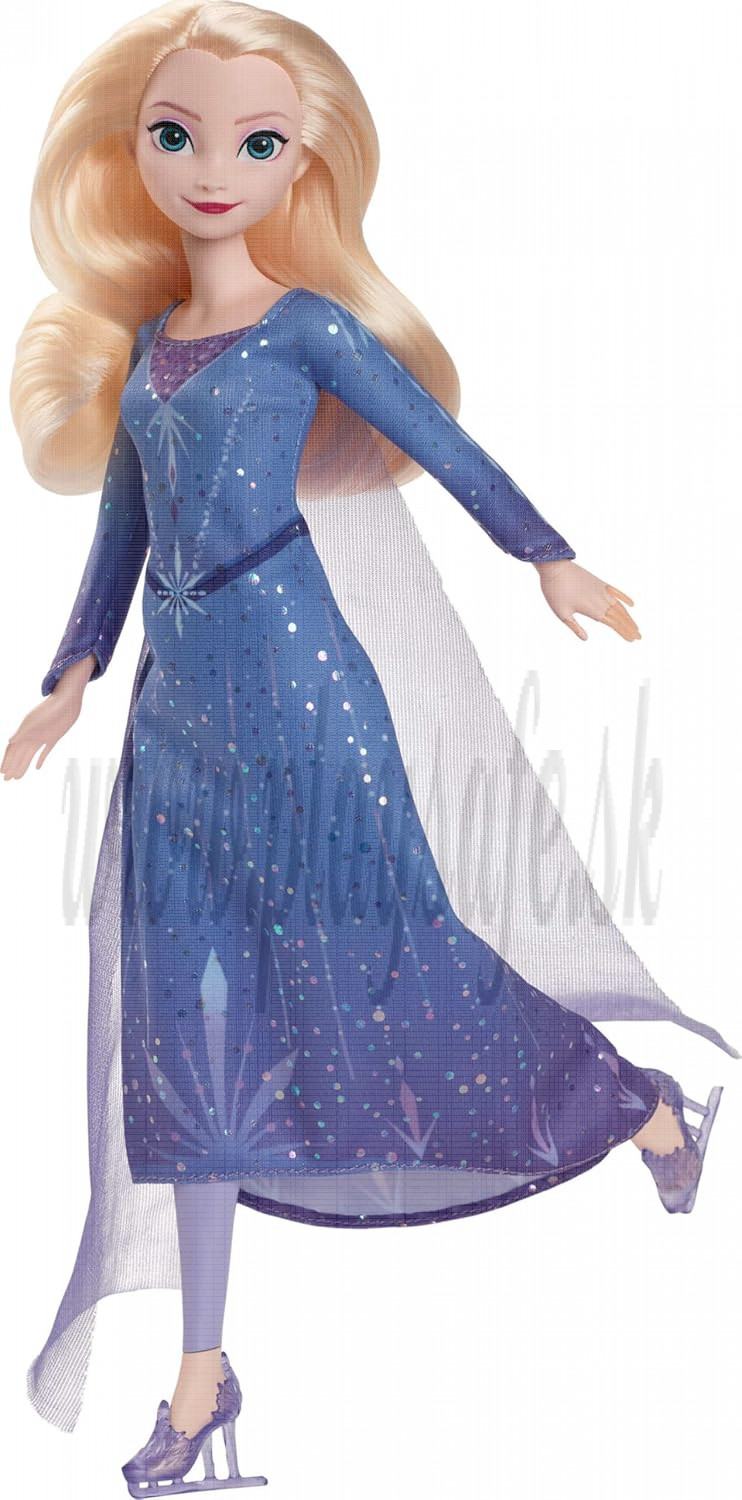Mattel Disney Frozen Bábika Elsa na korčuliach, 29cm