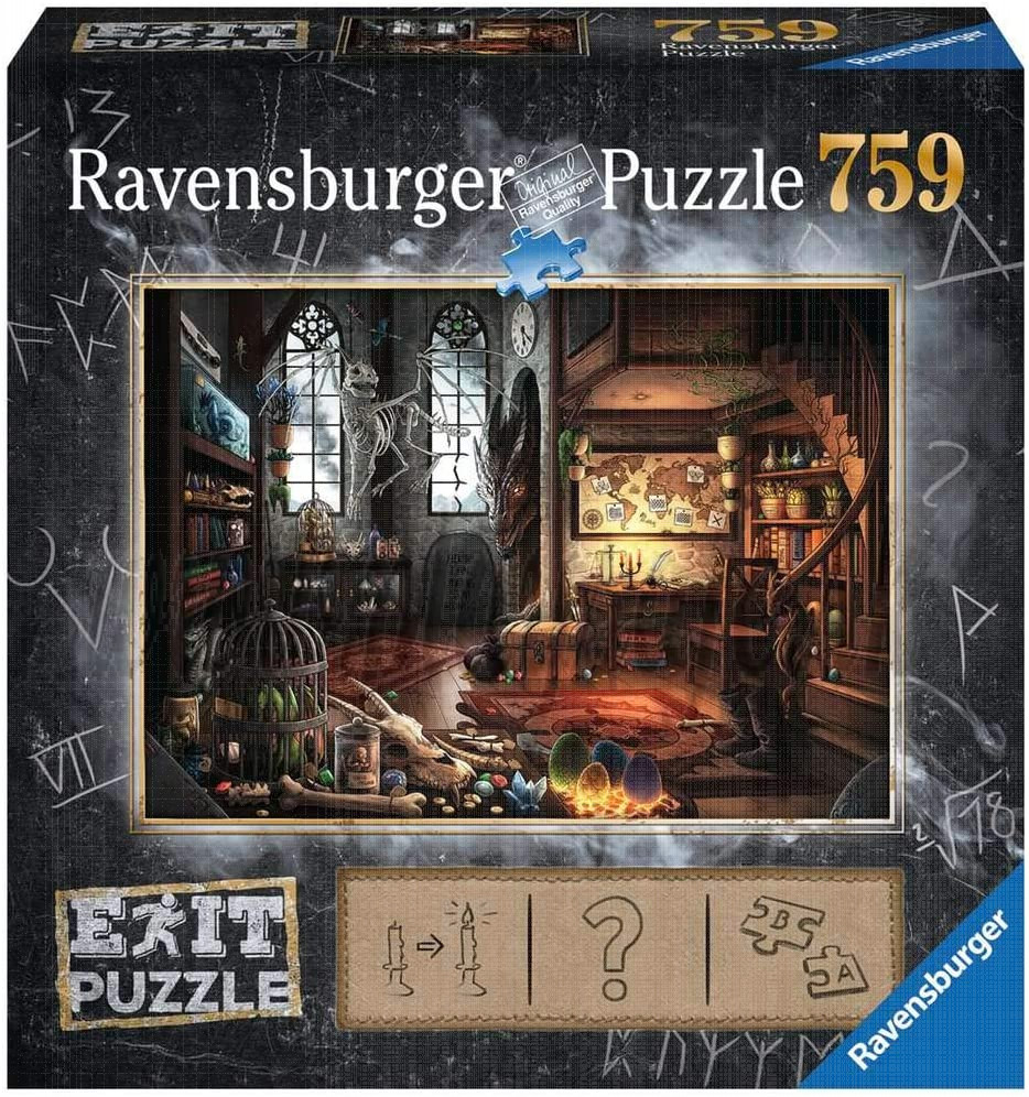 Ravensburger Exit Puzzle Dračie laboratórium 759
