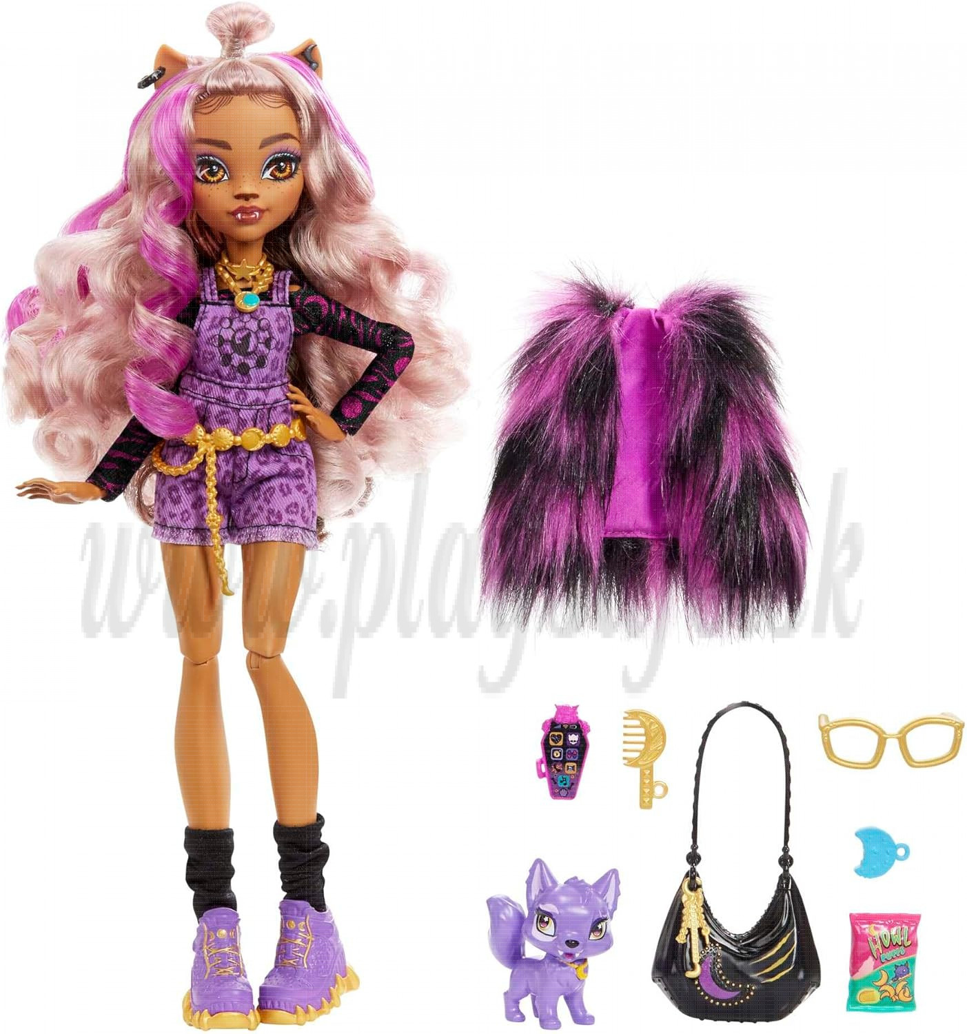 Mattel Monster High bábika Clawdeen Wolf, 25cm