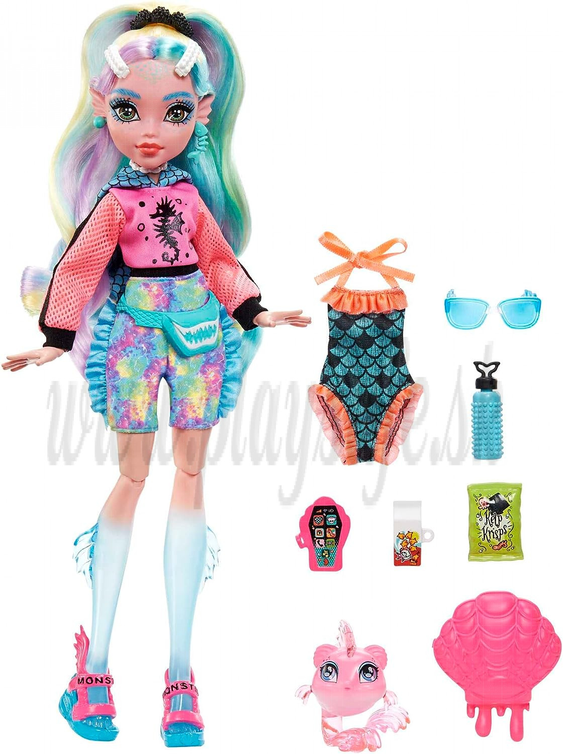 Mattel Monster High bábika Lagoona Blue, 25cm