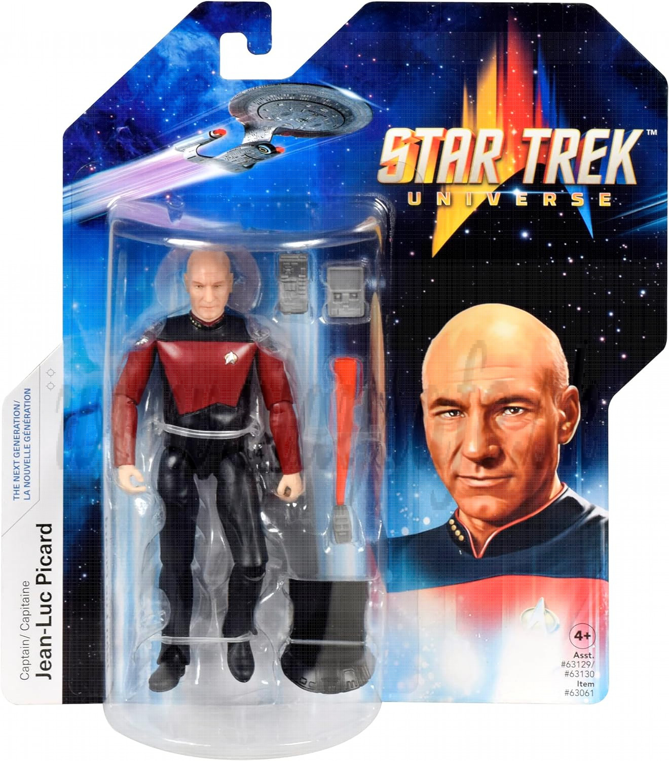 Star Trek TNG: Akčná figúrka Picard, 12 cm