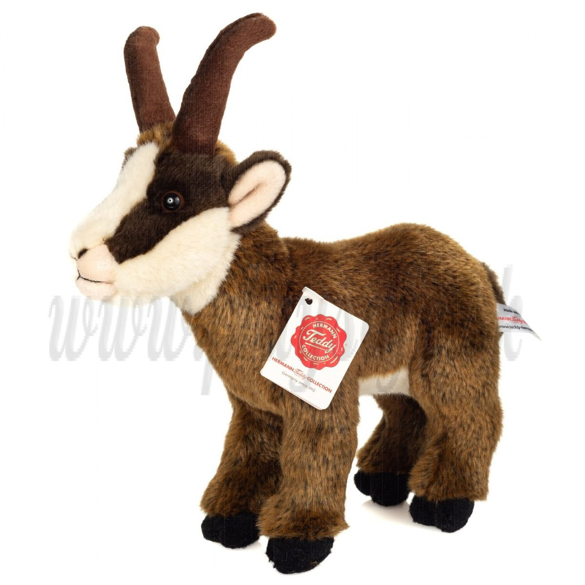Teddy Hermann Plyšový kamzík, 23cm hnedý