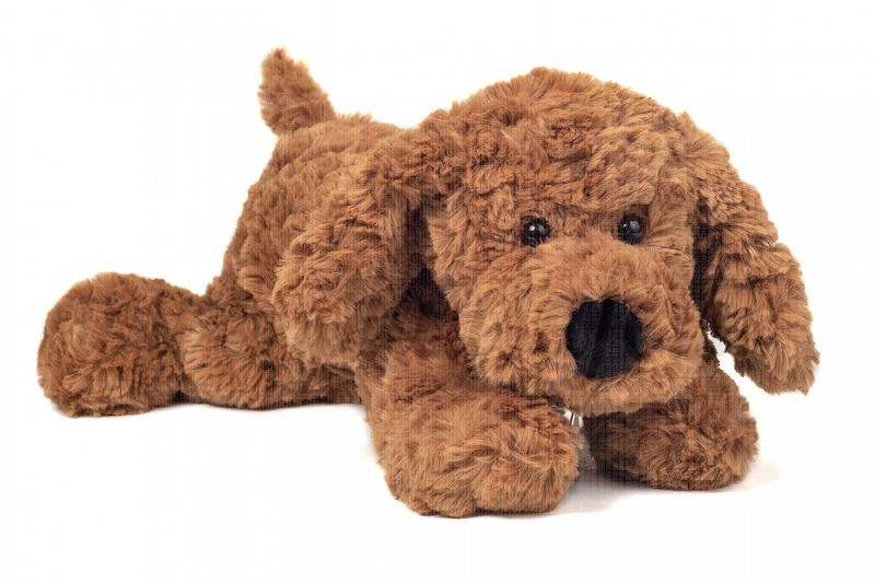 Teddy Hermann Plyšový psík na pritúlenie hnedý, 28cm