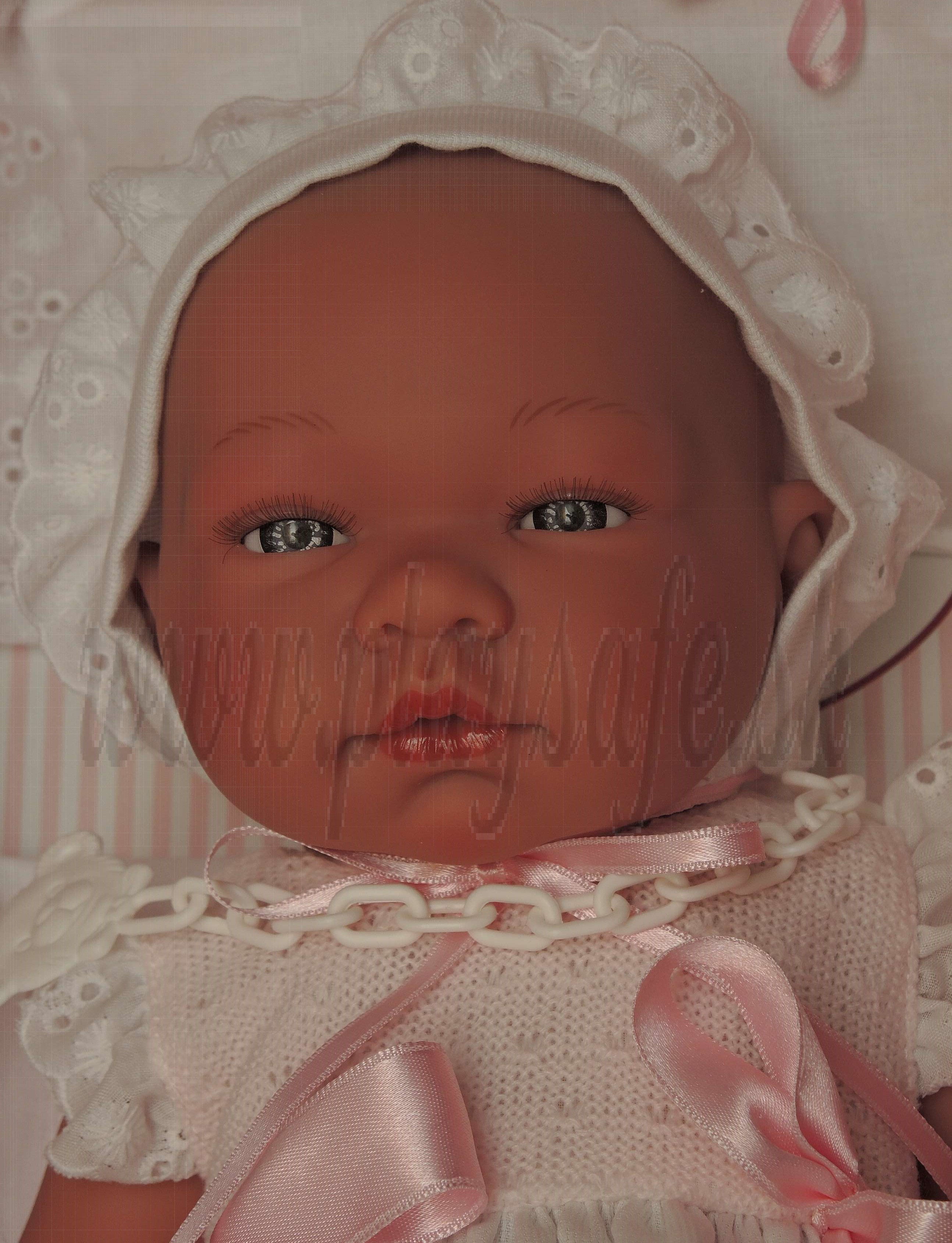 Asivil Realistické bábätko dievčatko María, 43cm na vankúši