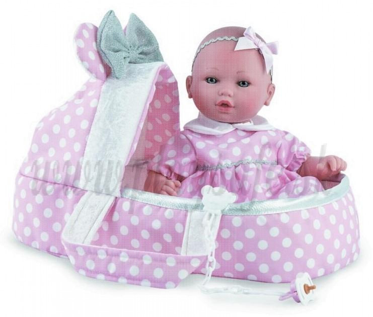 Marina & Pau Látkové bábätko Petite Pink Baby, 40cm v taške