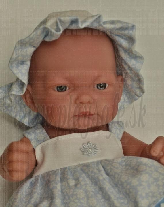 Antonio Juan Realistické bábätko Pitu Expositor, 26cm v modrom