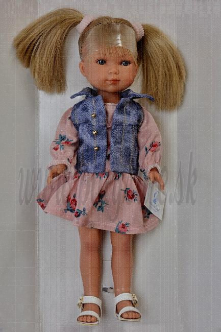 Vestida de Azul Bábika Carlota, 28cm vesta