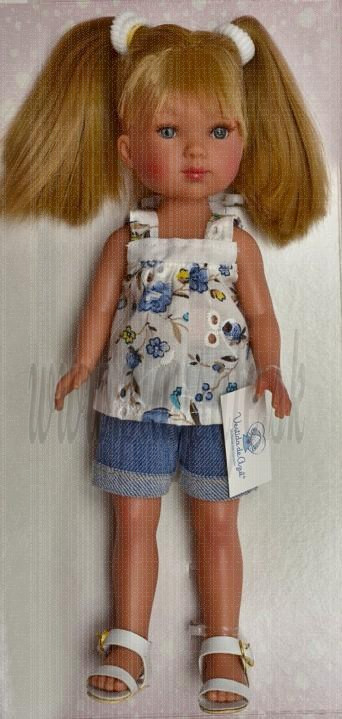 Vestida de Azul Bábika Carlota, 28cm kraťasy