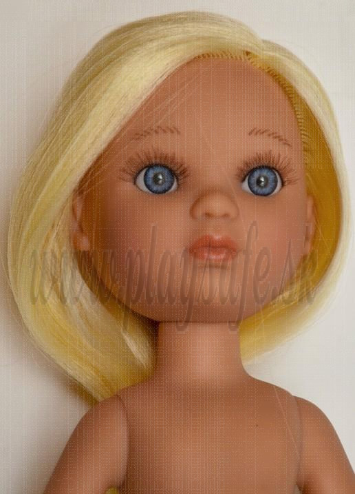 Berjuan Eva bábika, 35cm bez oblečenia blond žltá