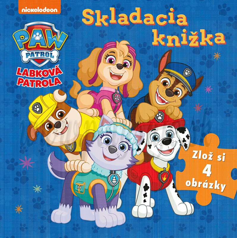 Labková patrola Ročné obdobia - Skladacia knižka 