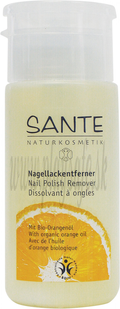 Sante Odlakovač na nechty s organickým alkoholom, 100ml