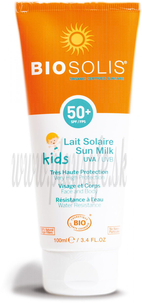 Biosolis KIDS Detské mlieko SPF 50+, 100 ml