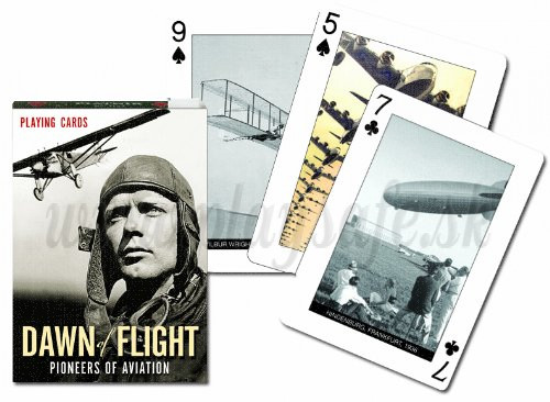 Piatnik Karty Počiatky letectva, 54 kariet poker
