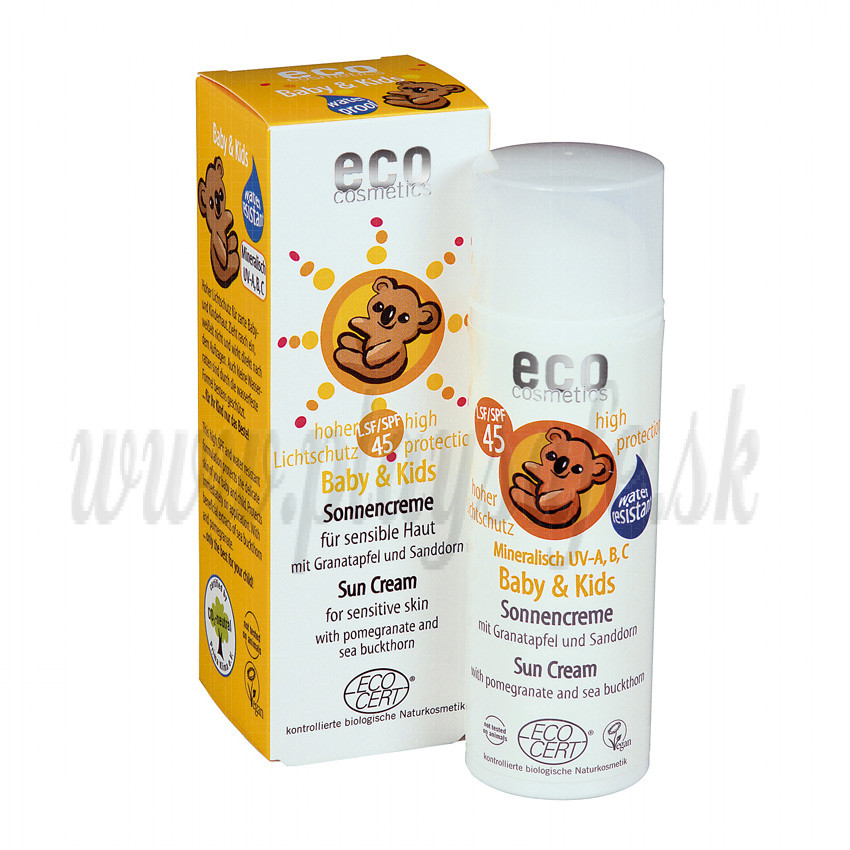 Eco Cosmetics Baby Krém na opaľovanie SPF45, 50ml