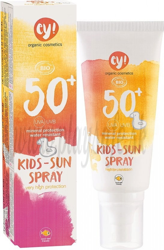 eco cosmetics ey! Spray na opaľovanie Kids SPF 50+, 100ml