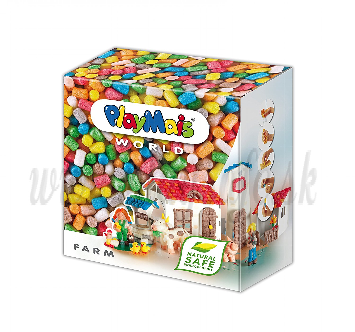 Playmais WORLD Stavebnica z kukurice Farma, 1000ks
