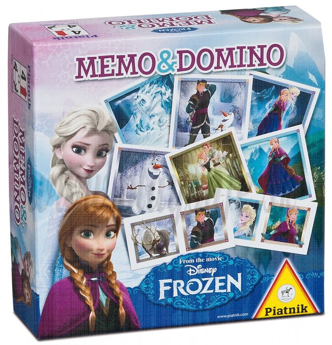Piatnik Pexeso & Domino Disney Frozen Ľadové kráľovstvo