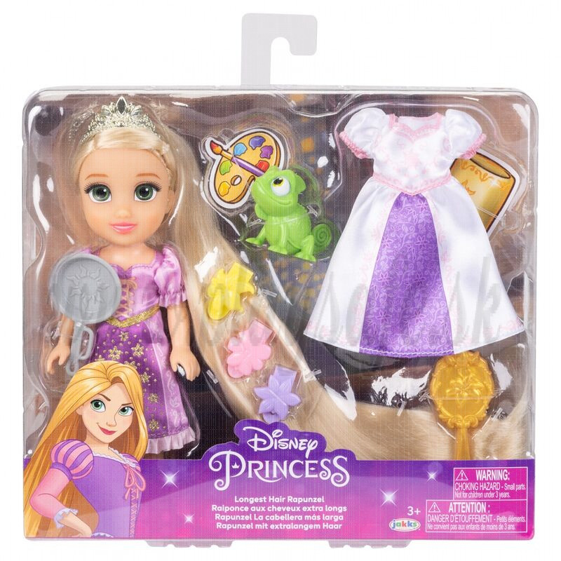 Jakks Pacific Disney Bábika Rapunzel sada, 15cm