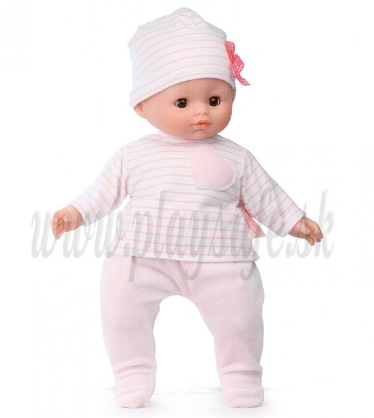 Petitcollin Bábika Bábätko žmurkacie Petit Câlin tendre dodo, 36cm + oblečenie zdarma