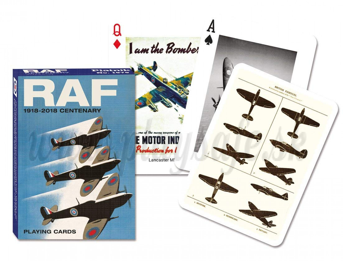 Piatnik Karty RAF sté výročie (1918-2018), 54 kariet poker