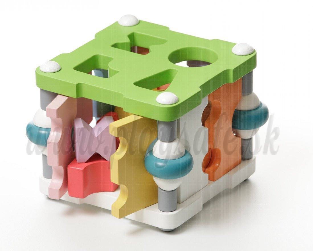 Cubika Drevená vkladacia kocka