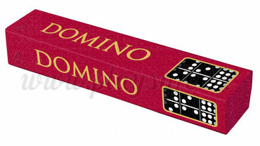 DETOA Drevené domino klasické, 55 kusov
