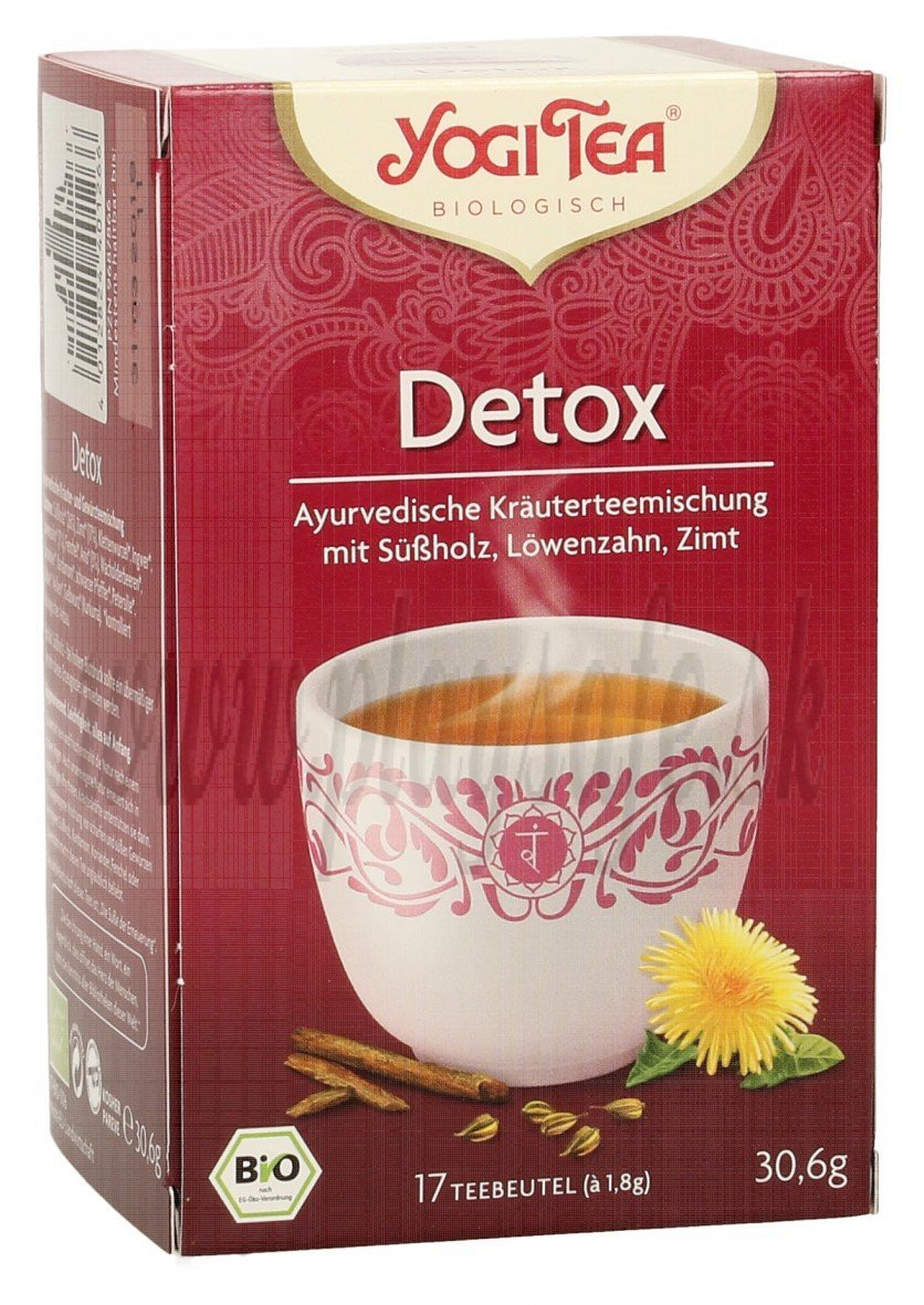 Yogi Tea Bio čaj Detox, 17ks
