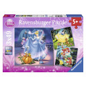 Ravensburger Puzzle Disney Princezné, 3x49ks