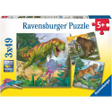 Ravensburger Puzzle Dinosaury, 3x49ks