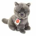 Teddy Hermann Plyšová mačka kartúzka Chartreux, 20cm sediaca