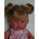 Antonio Juan Realistická bábika Tita Coletas, 26cm blond bodkované šatočky