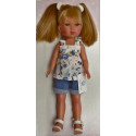 Vestida de Azul Bábika Carlota, 28cm kraťasy