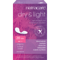 Natracare Bio bavlnené inkontinenčné vložky Dry & Light Slim, 20ks