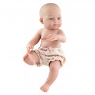 Paola Reina Realistické bábätko Mini Pikolin, 32cm dievčatko v nohavičkách