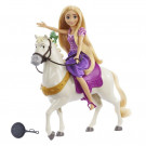Mattel Disney Rapunzel bábika a koník Maximus, 29cm
