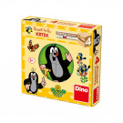 Dino Drevené obrázkové kocky Krtko, 4 kocky