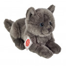 Teddy Hermann Plyšová mačka kartúzka Chartreux, 20cm ležiaca